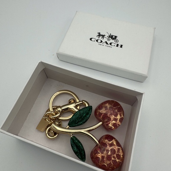 Coach Cherry Keychain - Picture 4 of 5